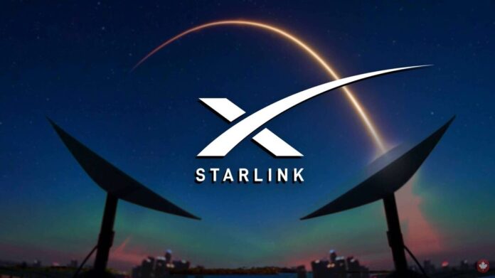 image avec le logo de Starlink